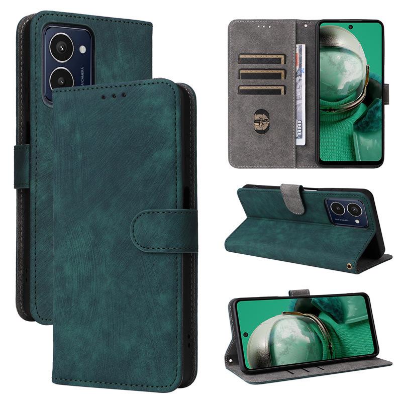 

Чехол-книжка совместима с HMD Pulse/HMD Pulse Pro/HMD Pulse+, защитный чехол для телефона из искусственной кожи с полной защитой [блокировка RFID] HMD Pulse/HMD Pulse Pro зелёный