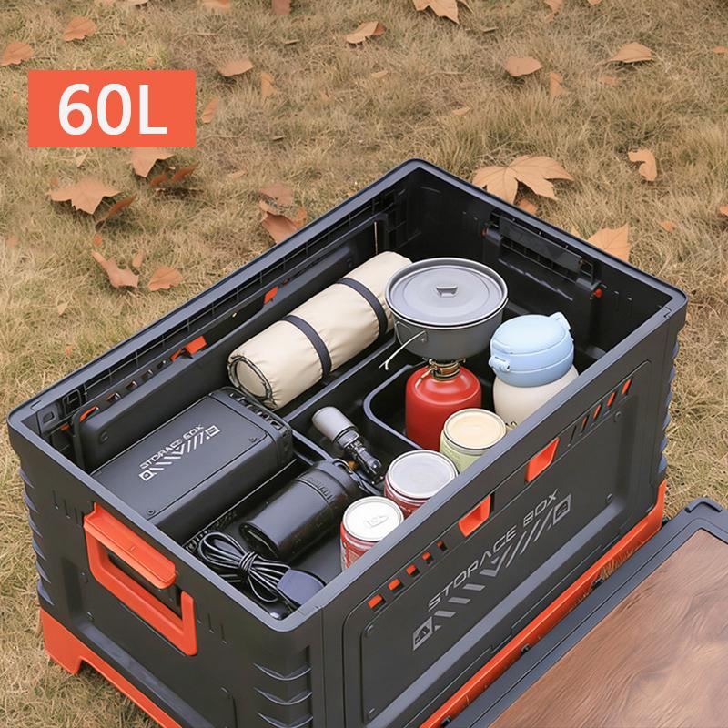 60L venkovní úložný box Skládací úložný box Kempingové příslušenství pro vozidla Autopotřeby Tlustý úložný box