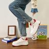 Muffin sole little white shoes women's 2025 spring and autumn new thick sole heightening soft sole casual sports board shoes women's versatile