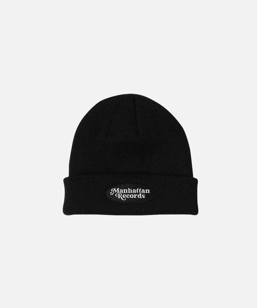 Maenhatanlekojeu Mr Oval Logo Beanie - Black