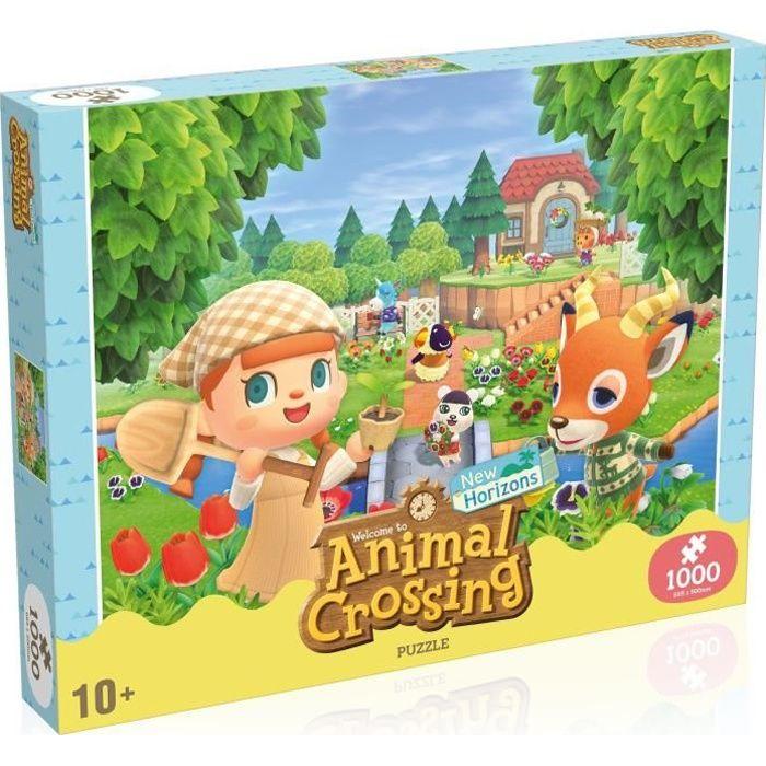 Puzzle ANIMAL CROSSING 1000 Pièces - Winning Moves - Dessins Animés Et BD - Pour Enfant De 10 Ans Et Plus
