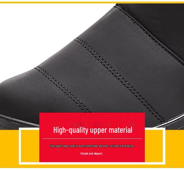 Women's Waterproof Mid-Calf Winter Boots - Non-Slip Thick Sole with Warm Velvet Lining, Plus Size Available