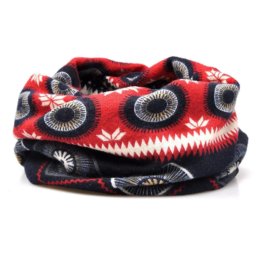 BUZZxSELECTION Knit Cap with Ethnic Stylish Summer CAP145 Women's Pattern, Knit, (Design B)