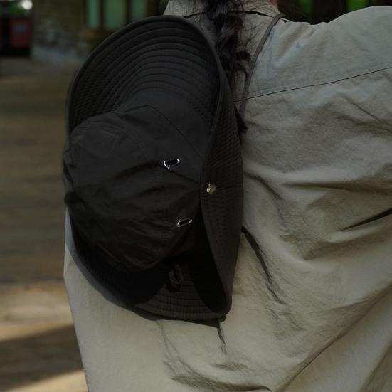Sonnenhut für Herren Damen Breiter Rand Anglerhut Verstellbares Winddichtes Seil Sonnenschutzhut Atmungsaktiver Sommerhut für Outdoor Reisen Wandern Camping
