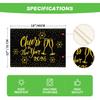 Artoid Mode Black and Gold Cheers to The 2026 New Year Placemats Set of 4, 12x18 Inch Festival Winter Table Mats for Party Kitchen Dining Decoration