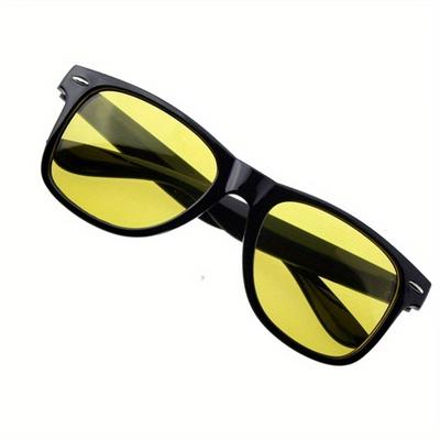 1/2Pcs Yellow Lens Night Vision Glasses Men Women Driving Sunglasses Anti Glare Driver Goggles Glasses Sun Glasses