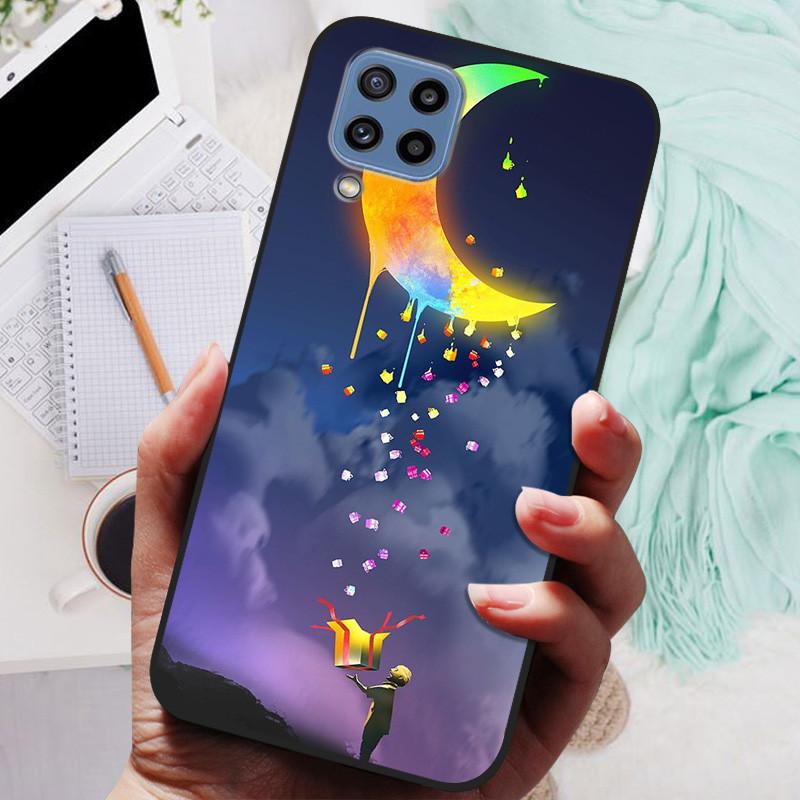 For Samsung M32 Case SM-M325F TPU Luxury Soft Fashion Silicone Phone Case For Samsung Galaxy M32 Coque Back Cover Fundas Shell