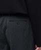 Musinsa Standard Heavyweight Fleece-Lined Real Wide Hidden Elastic Waist Slacks [Charcoal Gray]
