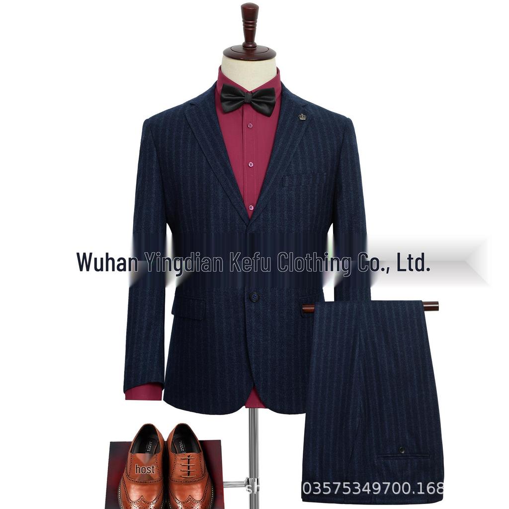 Ensemble de Costume à Carreaux Grande Taille pour Homme pour Mariages et Événements Décontractés