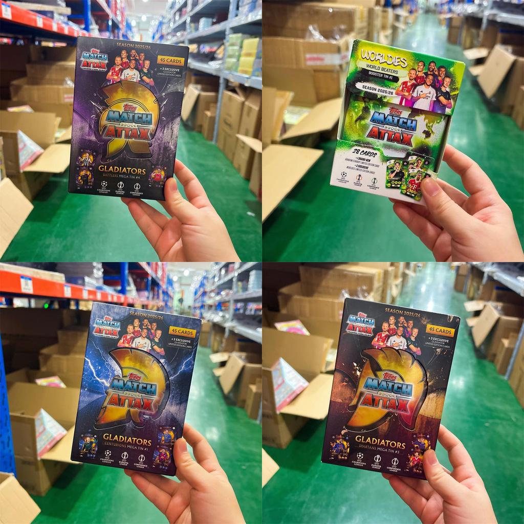 Topps Match Attax Collectors Card Set With Durable Card Stock For Soccer Fans