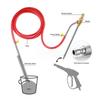 Pressure Washer Sandblasting Kit Wet Sandblaster Attachment Power Washer Sandblasting Nozzle With 1/4 Inch Quick Disconnect