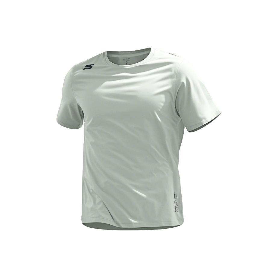 Skechers Mens Running Series Logo Round Neck Sports Breathable Quick-Dry Short Sleeve T-Shirt Men Tops P225M291-0068 S