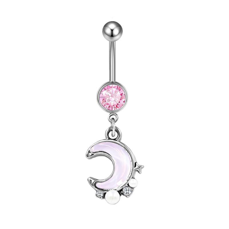 Gaibei Trendy Moon Butterfly Belly Button Ring