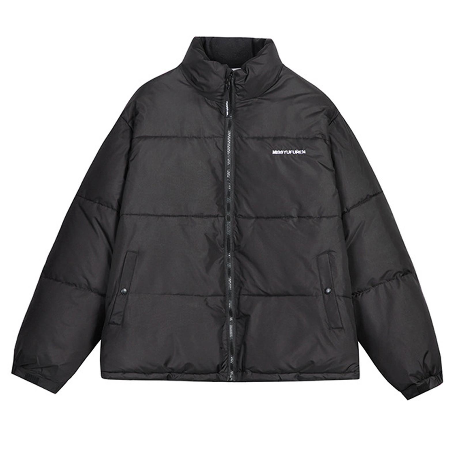 

Зимнее пальто, теплое облегающее толстое пальто, повседневная куртка, верхняя одежда, верхняя блузка S чёрный