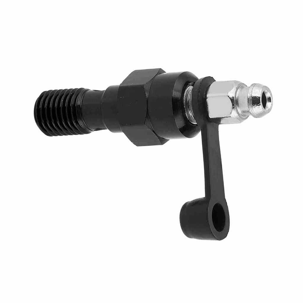 M10x1.0mm Motorcycle Brake Master Caliper Bleed Screw Nipple Banjo Bolt Dust Cap Black