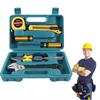 8pcs/set 8 Pcs/set Hand Tool Kit Tape Ruler Combination Tool Chest Utility Toolbox  Car Accessories