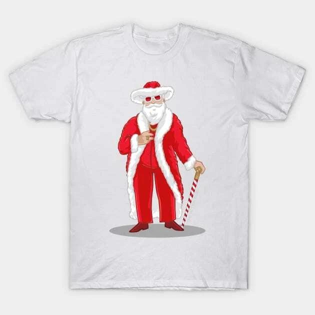 Big Pimpin Santa Made in Australia T-Shirt S