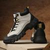 Men's Hiking Boots Waterproof Snow Boots Leather Sneakers Male Outdoor Sports Shoes Size 39-45
