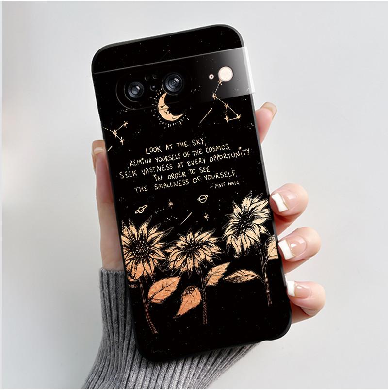 Casing For Google Pixel 8 Pro 8A Case Aesthetic Fashion Cute Cat Soft Silicone Shockproof Back Cover Ultra Slim Thin Phone Case