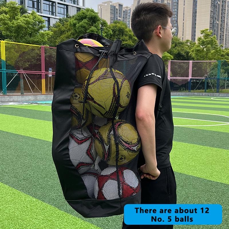 Soccer Net Bags Mesh Bags Ball Bags Large Mesh Bags Large Capacity Storage Bags Ball Pockets