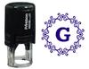 Printtoo Alphabet G Monogram Octagon Celtic Swirl Frame Self Inking Rubber Stamp Office