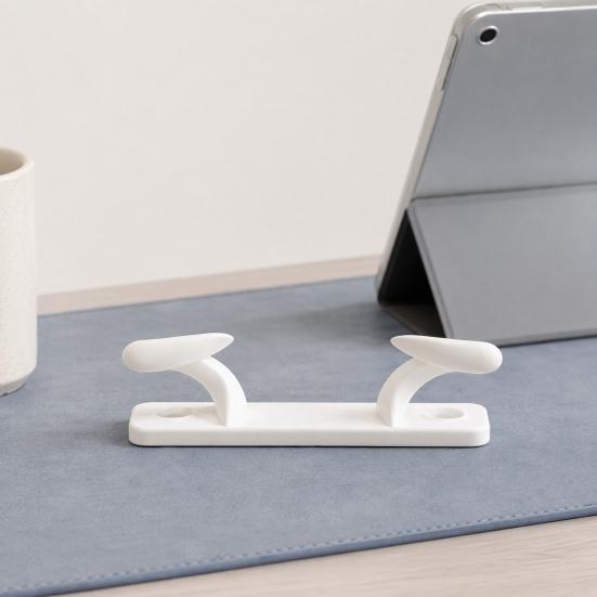 DYS 3D Printed Angled Horn Handle Stand, Universal Controller Holder with Anti?Slip Base, Creative Rack for PS5 Xbox PC Gaming Controllers, Desktop