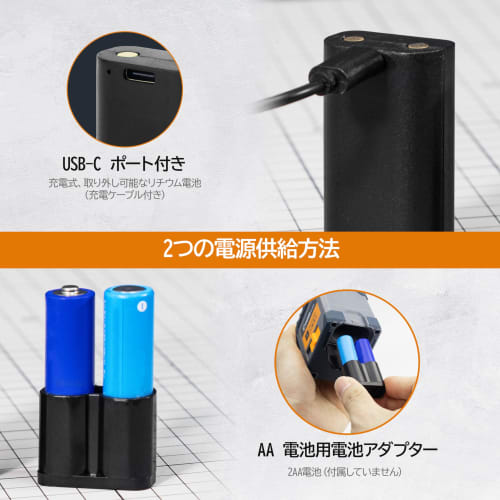 CIGMAN CM-G02A Mini Laser Level, Cross Line Laser, USB-C Charging, Rechargeable Battery, Automatic/Manual Leveling, 30M Working Distance with Magnetic