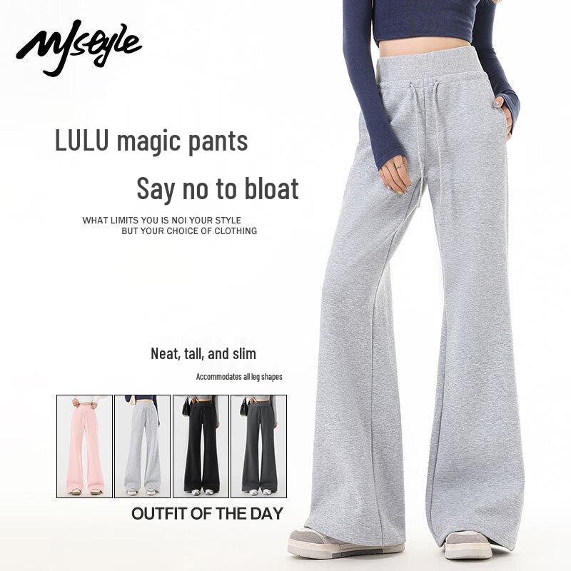 

MJ STYLE Women s Straight-Leg Flare Casual Sweatpants XL