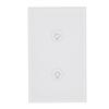 Smart Touch Wall Switch APP Control 2 Way Tempered Glass Panel Light Switch for Home Office
