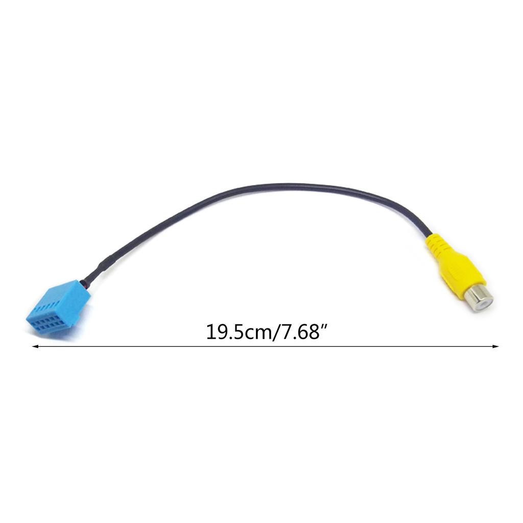 Backup Camera Video Cable Car Rear View Camera MIB RCA Extension Cord, Back Up Rearview Reverse Camera RCA Cable