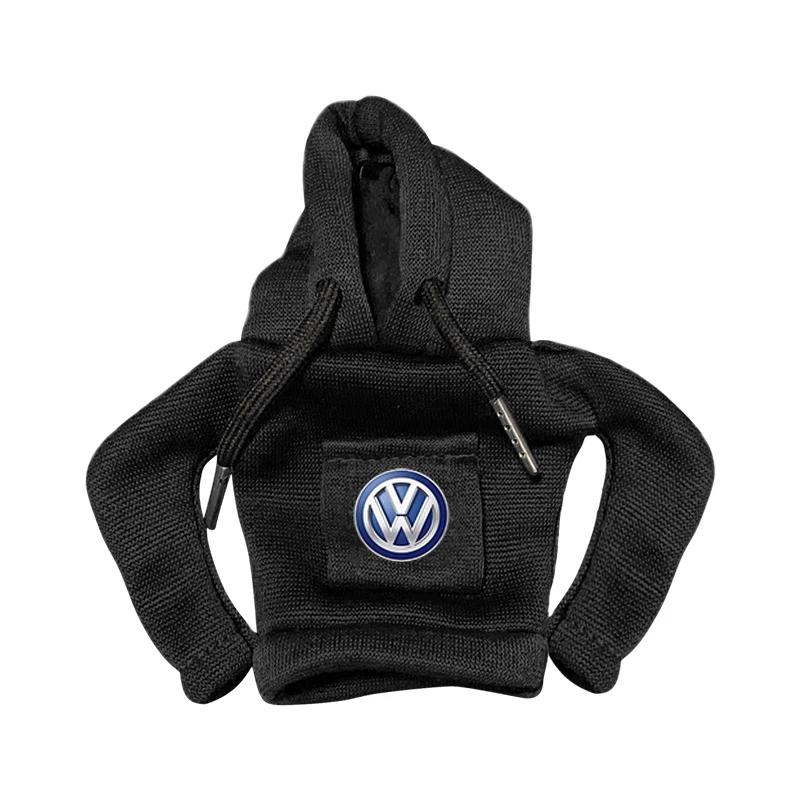 

2026 Hot For Volkswagen VW Hoodies Car Gear Shift Knob Cover Hoodie Gear Shift Cover Car Styling For Volkswagen Sagitar Lamando чорний