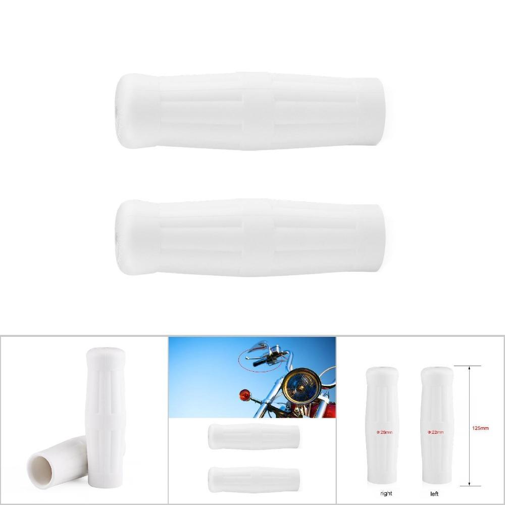 1pair 7/8 Inch Diameter Vintage Grips 22mm Diameter Rubber Hand Grips  Motorcycle Use
