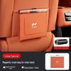 L6o/L90 Car Trash Bag - Magnetic, Waterproof Leather, Seat Back Hanging Storage Solution