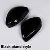 Car Rearview Mirror Cover Decoration Parts For Land Rover Range Rover Evoque Velar Jaguar F-Pace E-Pace 14- 22 Carbonfiber