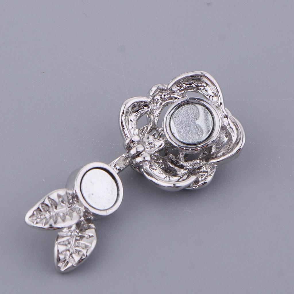5Pak Rose Flower Magnetic Clasps DIY Armbånd Kroker Endespenne smykker