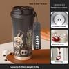 Light Luxury High-end Water-sensitive Pocket Cup Stainless Steel Portable Coffee Cup Large Capacity High Value Niche Thermal Insulation Kettle
