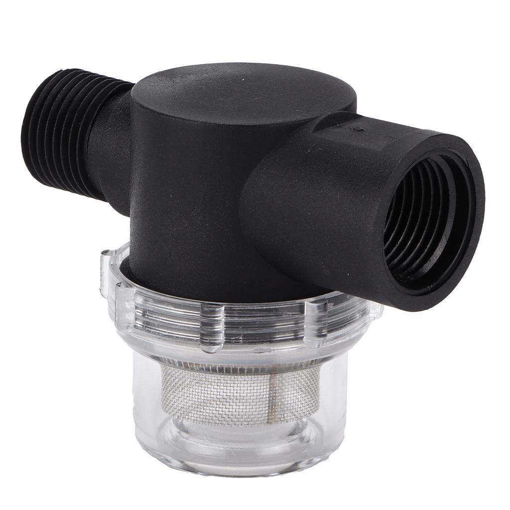 Water Pump Strainer 50 Mesh Stainless Steel Filter Screen with 1 2in TwistOn Pipe for RV