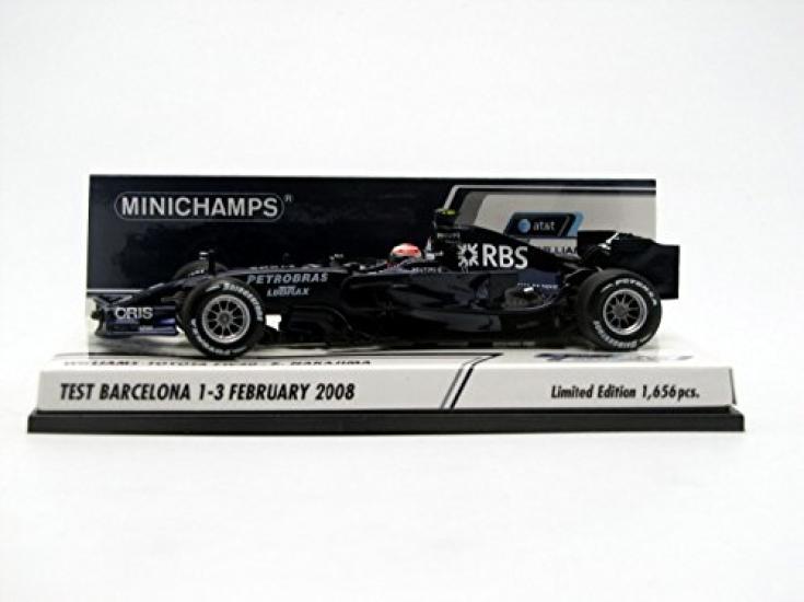 Minichamps DP W Toyota FW30 Kazuki Nakajima Barcelona Test 2008 Completed Product 1/43