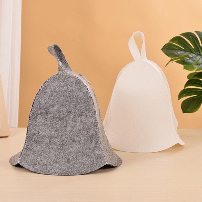 Anti Heat Sauna Hat Bath Shower Cap Breathable Russian Style Hair Turban Quickly Towel Drying Hats Vaporarium Accessory
