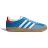 Adidas Gazelle Indoor Olympic Pack - Blaue Unisex-Sneakers Hellblau Wolkenweiß Gummi IF9643