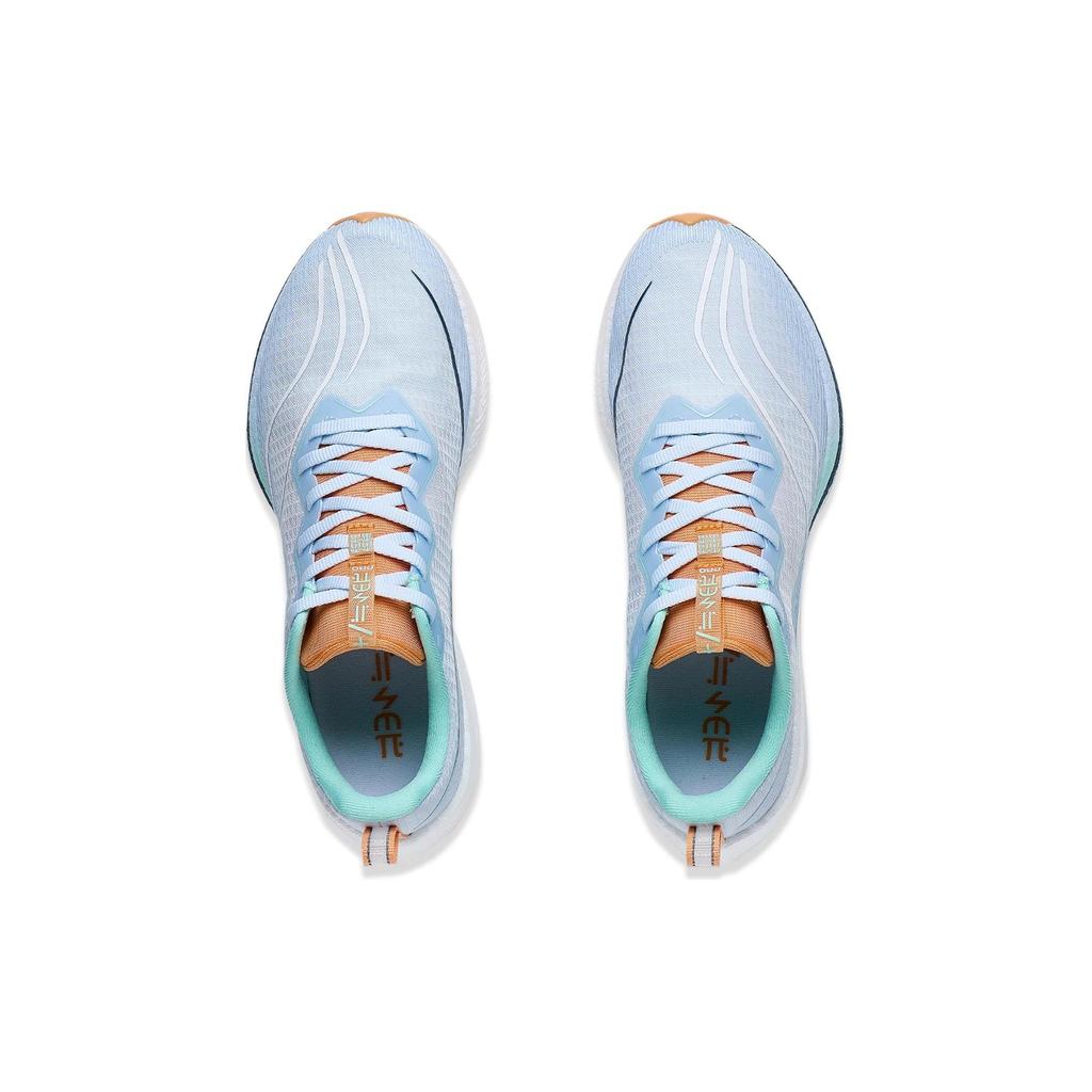 Li Ning Red Hare 6 Pro Dämpfung Abriebfest Atmungsaktiv Rückprall Niedrig geschnitten Laufschuhe Damen Himmelblau ARMT044-3