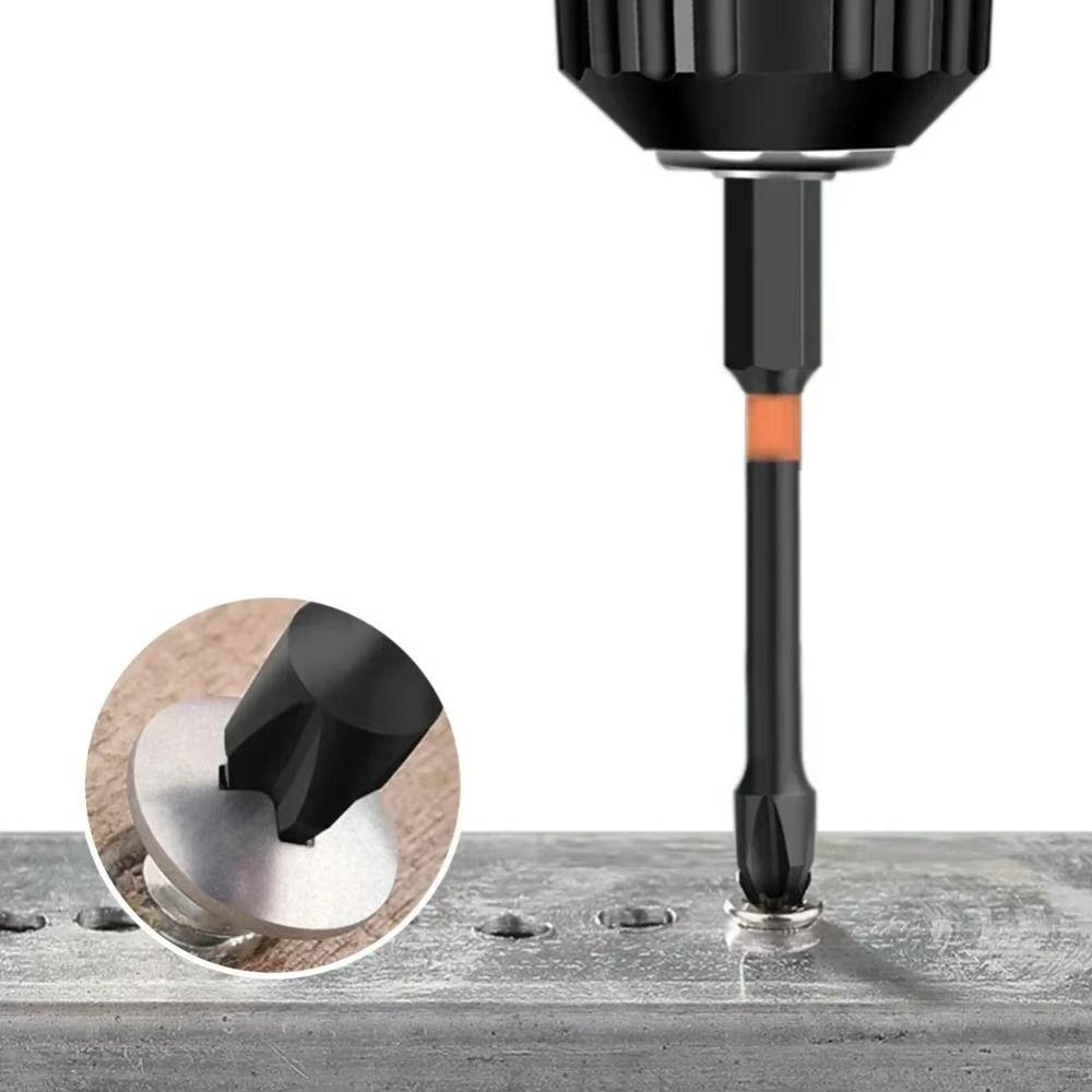 3PCS S2 Impact Screwdriver Bit 50-70mm Screwdriver Head  Electric Screwdriver