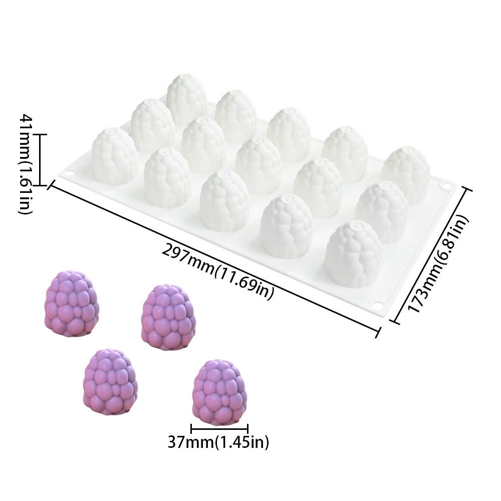 Mango Raspberry Silicone Molds for Baking Mousse 3D Fruit Lemon Strawberry Chocolate Cake Decoration Mold Kitchen Tools