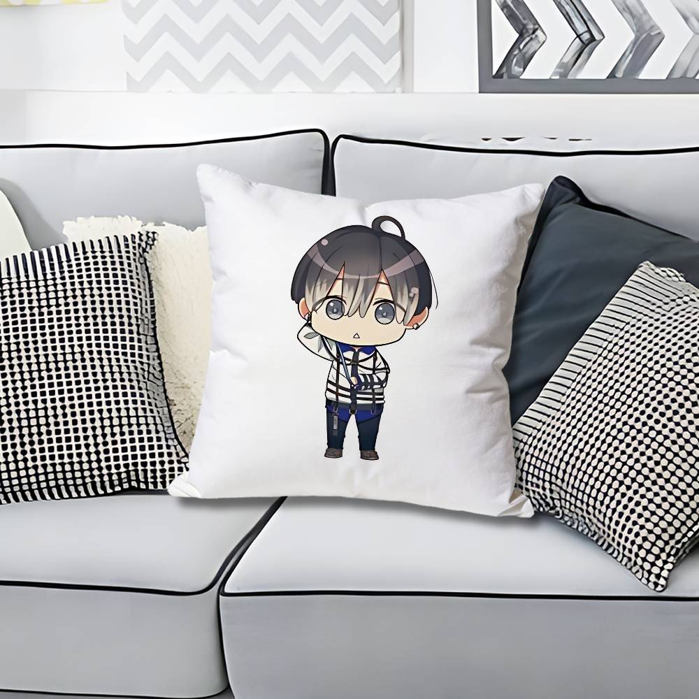 Chibi Cute MMILGRAMs Anime Celebrity Merchandise AllMatch Printed Pillow Case Sofa Car Office Room Decoration Protector