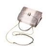 Crocodile Belly Pattern Women's Single-shoulder Crossbody Bag, Fashionable Women's Bag, Snake-head Women's Bag, White Leather Bag
