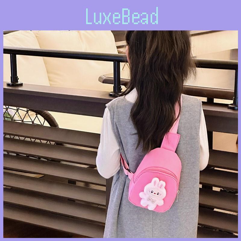 Chest Cartoon Doll Bag Nylon Material Adjustable Shoulder Strap Daily For