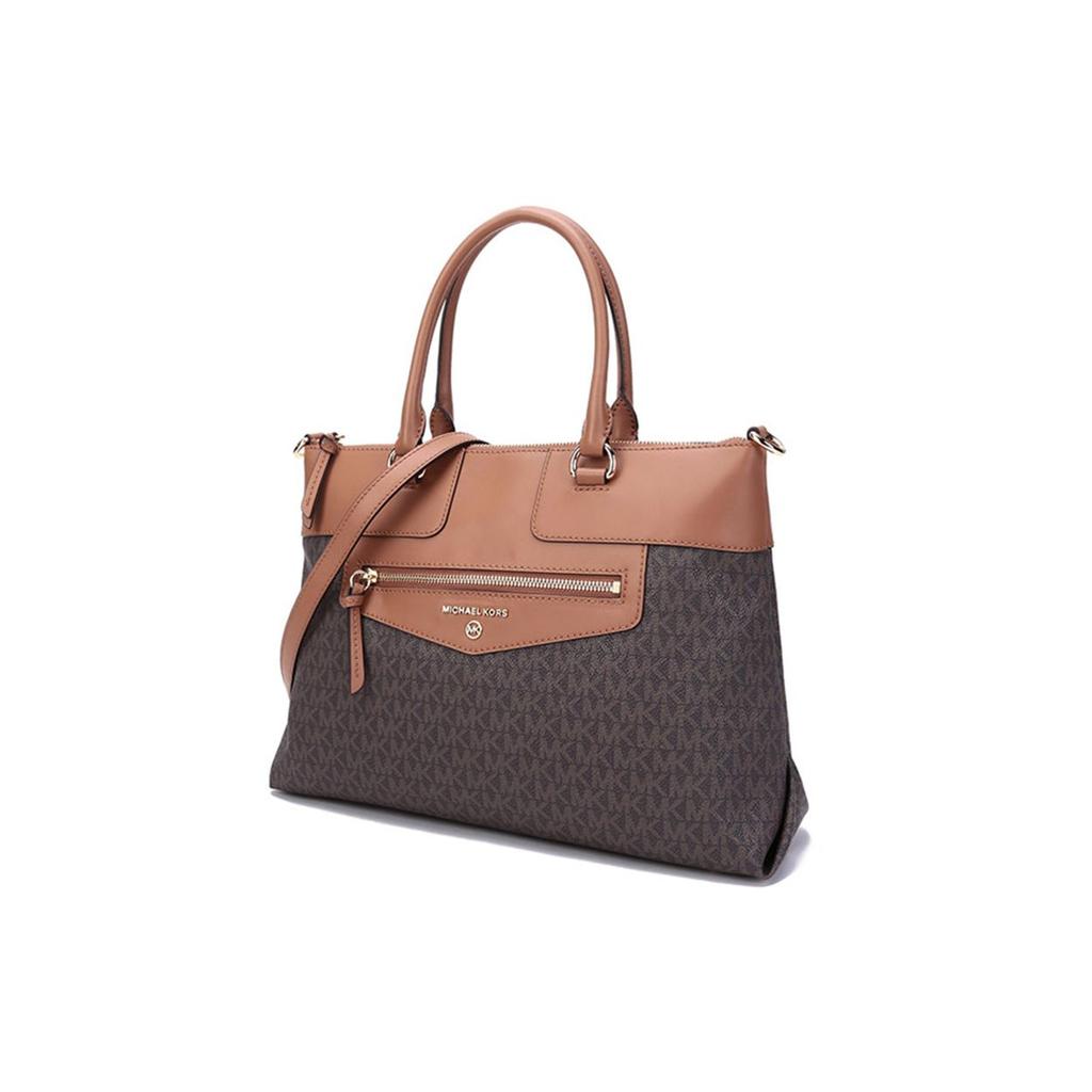 Michael Kors Shoulder Crossbody Tote Bag Women Bags Dark-Brown Acorn-Brown 30H1GWRS2B-BRN-ACORN