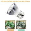 E27 Lamp Bulb Plant Grow Light Bulb Full Spectrum Plant Light Bulb Growing Succulent Pots Light Bulb 18leds