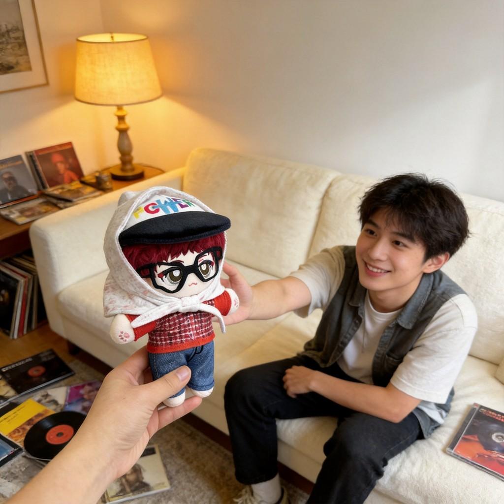 Gdragon Celebrity Plush Doll With Short Pile Fabric For Collectors And Fans