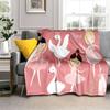 Süßes Ballettmädchen, Ballerina, Fee, Schwan, Einhorn, Cartoon, 3D-Decke, weiche Überwurfdecke für Zuhause, Schlafzimmer, Bett, Sofa, Picknick, Reisen, Kinder